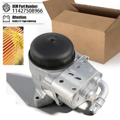 ÖLKÜHLER ÖLFILTER+GEHÄUSE für BMW 1.6 1.8 2.0 N42 N43 N45 N46 1 3 5 X1 X3 Z4 NEU