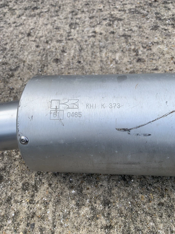 KAWASAKI ZX6R G/J 98-01 OEM EXHAUST END CAN SILENCER BACK BOX ORIGINAL - Image 2 of 4