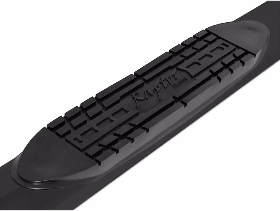 Raptor Nerf Bars 5" Black Fits 99-18 Silv/Sierra 1500/2500/3500 Reg Cab Foto 3 de 4