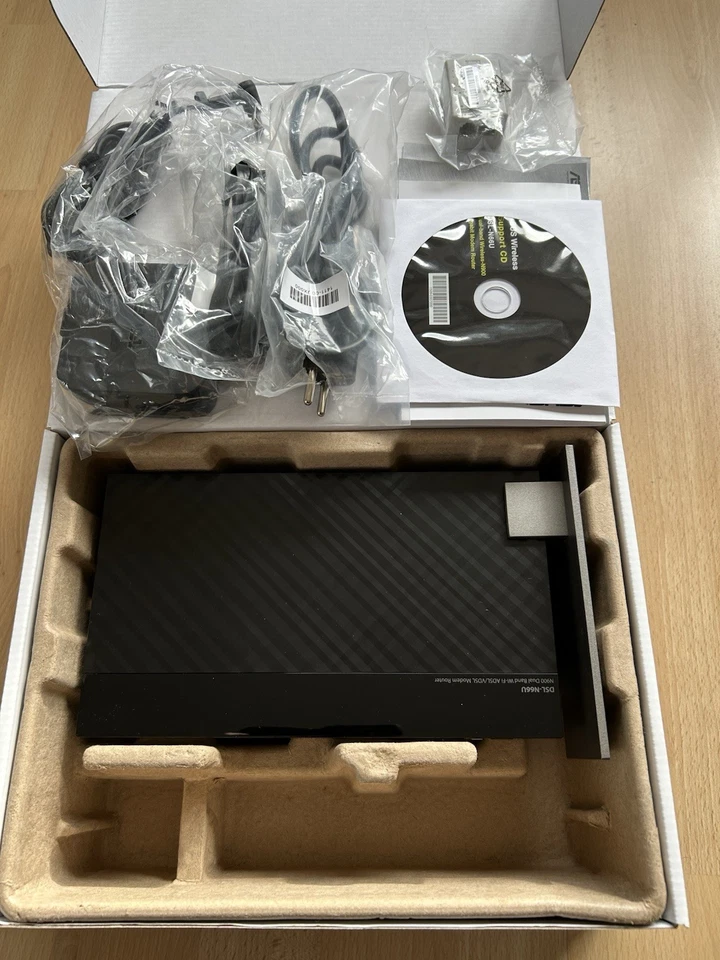 Asus DSL-N66U ADSL/VDSL Modem Router Top Zustand In OVP - Bild 2 von 4