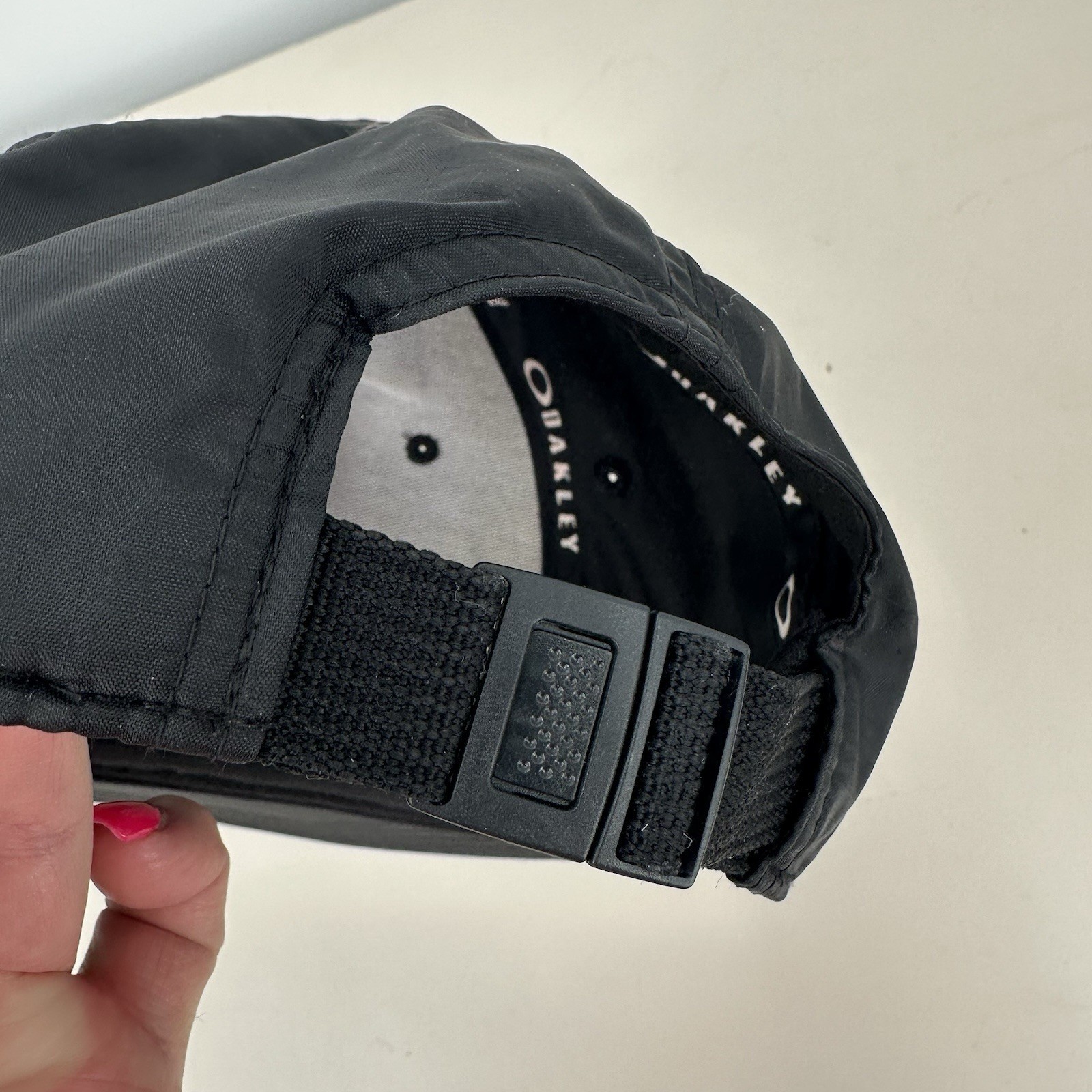 Oakley Black Performance Hat Adjustable Strapback… - image 6