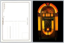 Cartolina Jukebox Wurlitzer 1015 - Macchina musicale classica anni '40 Athena