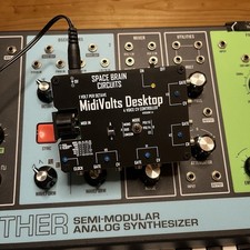 Space Brain Circuits MidiVolts Desktop Polyphonic 4 Voice MIDI to CV Controller