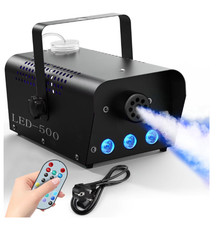 U'King 500W Smoke Machine RGB 3 LED Mixed Color Fog Machine
