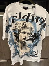 Boohoo Men’s Graphic Tee “Worldwide” Size XS NWT