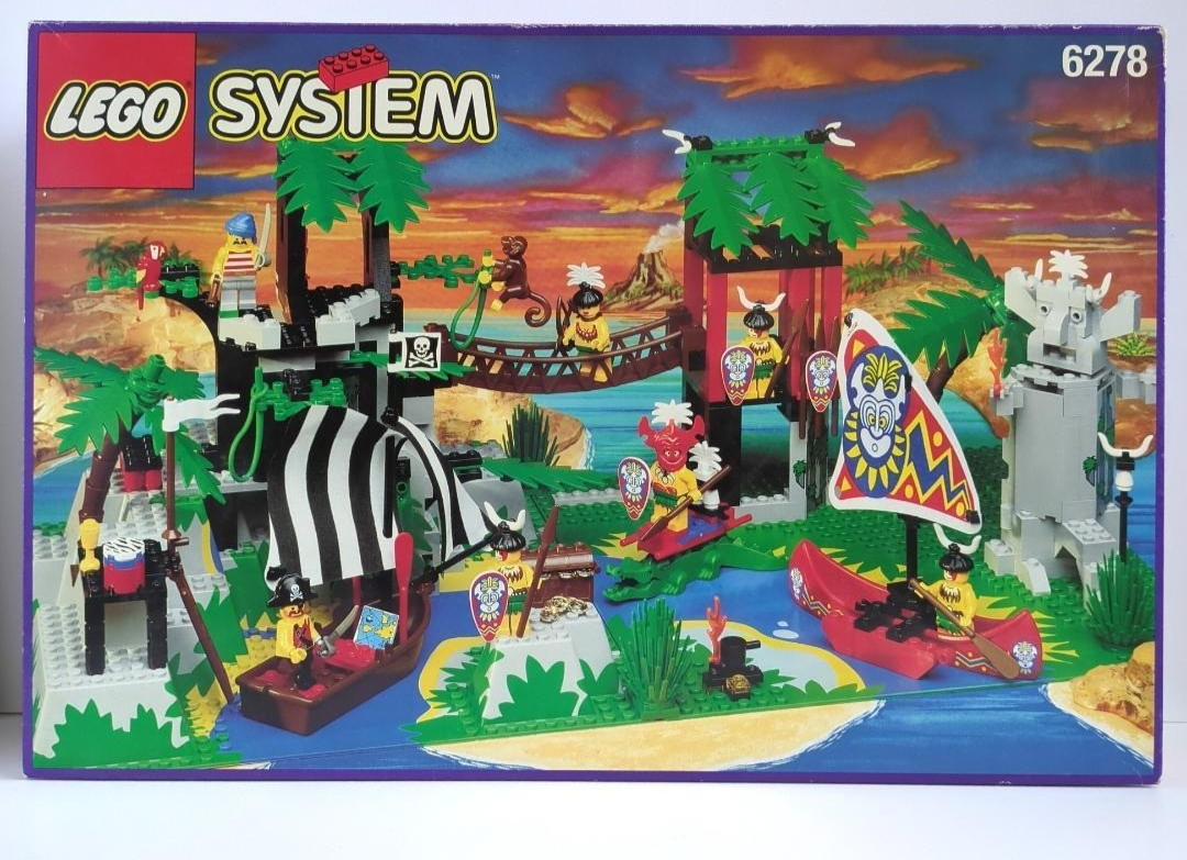 LEGO 6278 Enchanted Island Pirates Islanders 1994 vintage From