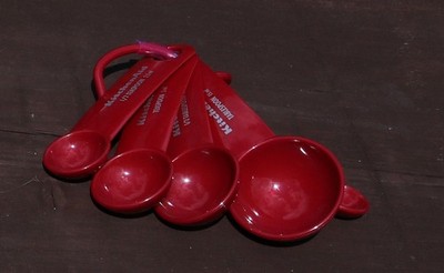 Kitchen Aid Rot Set Messlöffel