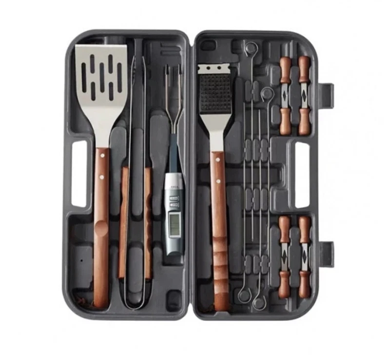 17pc BBQ Tool Set with Storage Case UK
