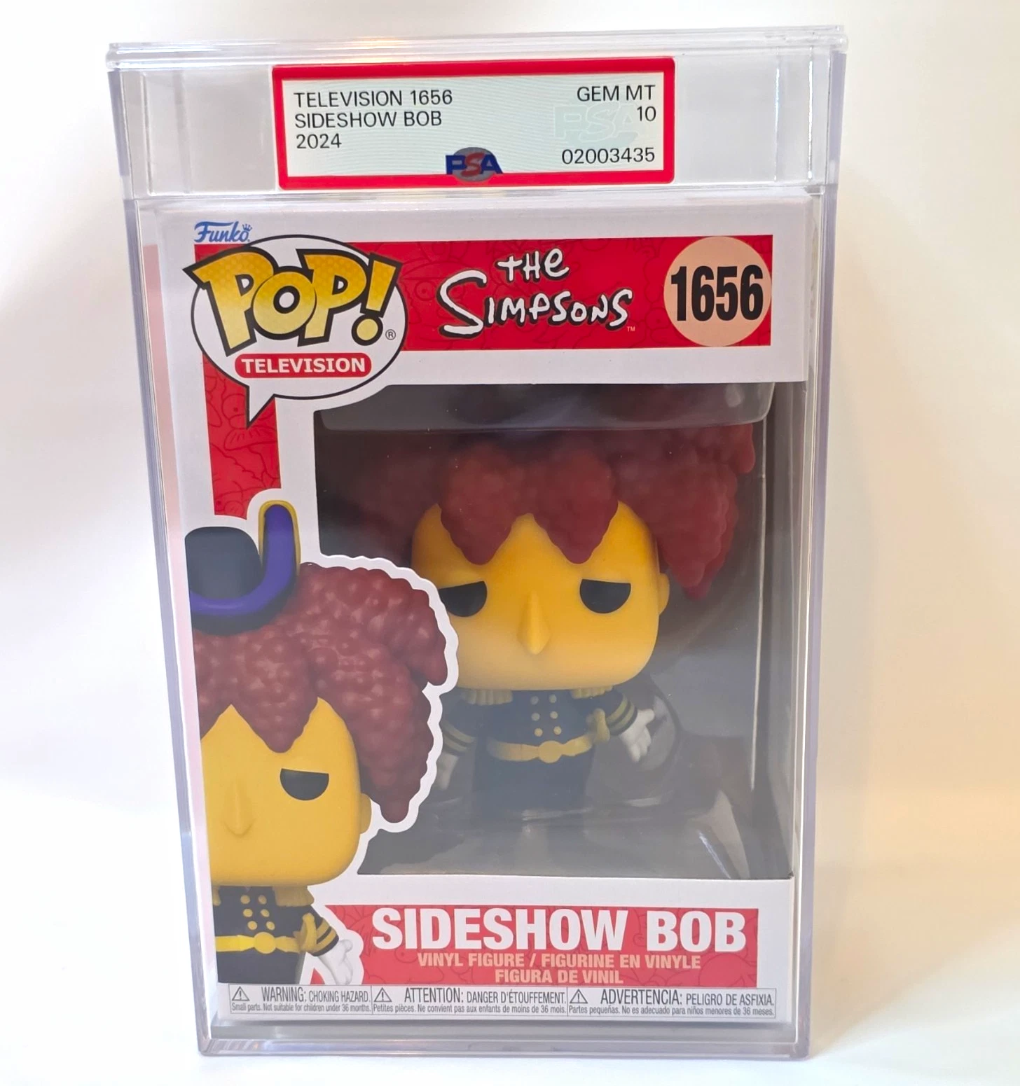 Funko Pop! Television The Simpsons Sideshow Bob #1656 PSA 10 Graded