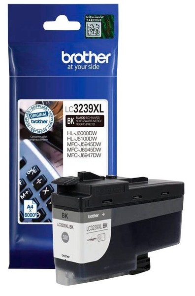Original Druckerpatrone Brother LC3239XLBK Schwarz Ca 6000 Seiten Black Ink-image