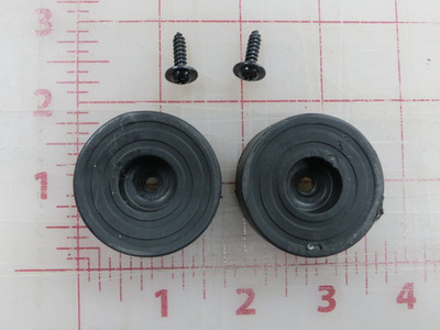 Teeter FitSpine LX9 - Rubber Pads w/ Screws (pair)