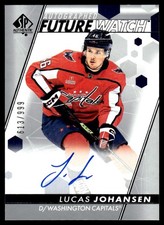 2022-23 SP Authentic Future Watch Auto RC Lucas Johansen Rookie Auto 613/999