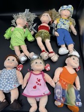 Ty Teenie Beanie Kids & Beanie Boppers Dolls Lot of  6 Vintage