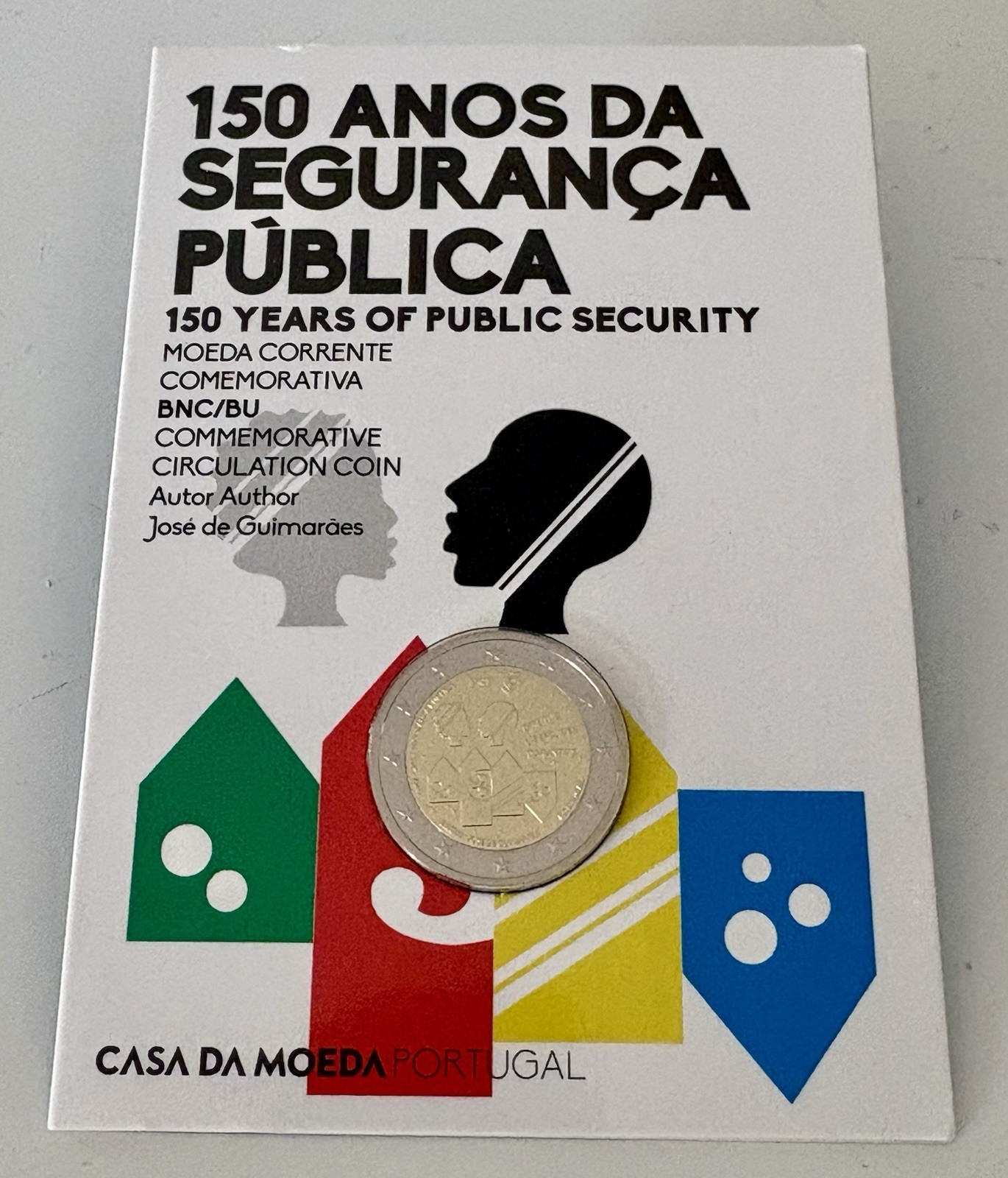🇵🇹 2 Euro BU Coincard Portugal 2017 - PSP 150ans De La Sécurité Publique 🇵🇹