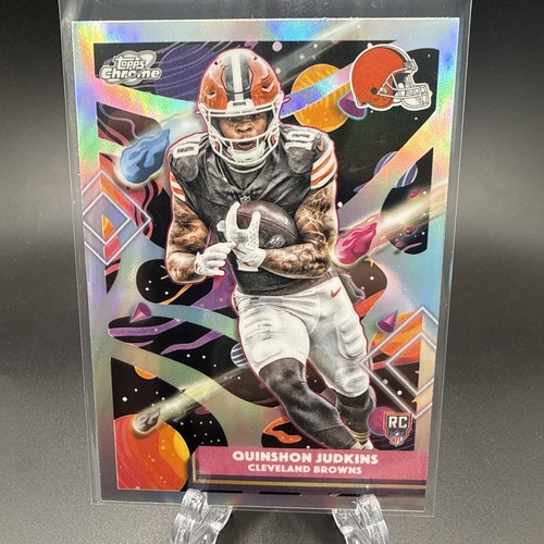 2025 Topps Cosmic Chrome Football Quinshon Judkins RC Refractor