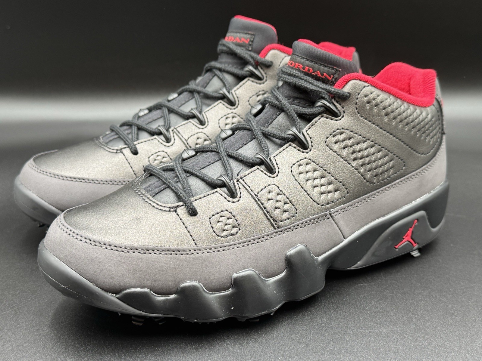 Size 7.5 - Air Jordan 9 Golf Low Charcoal Shoes  Brand New! ⛳️ thumbnail 4