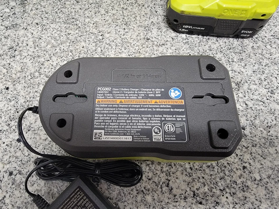 Ryobi 2-Tool Combo Kit, Cordless Li-Ion 18V Max Drill & Impact Driver Set - Image 3 of 4