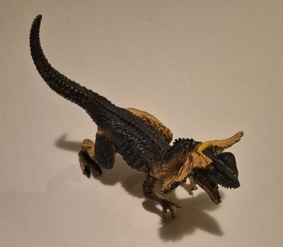 Kid Galaxy Dilophosaurus Dinosaur Posable Action Figure Toy Moving Jaw