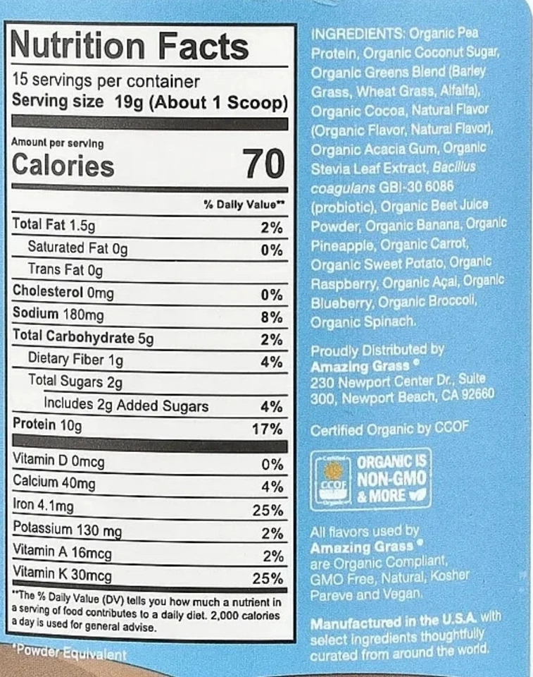 Kidz Superfood®, Proteína + Probióticos, Chocolate Extremo, 10 oz (285 g) 2 paquetes Foto 2 de 4