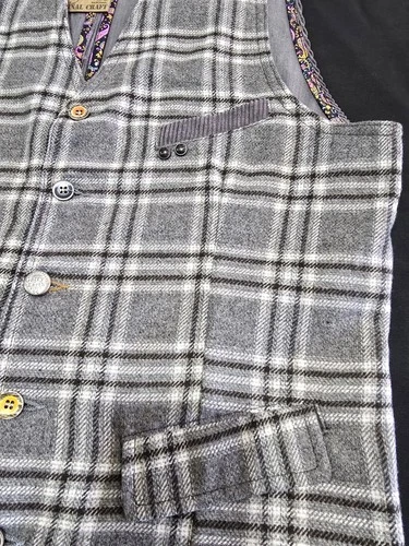 Garry's Earth Vest Handcrafted Made In Italy Size M Cod.15 image 6