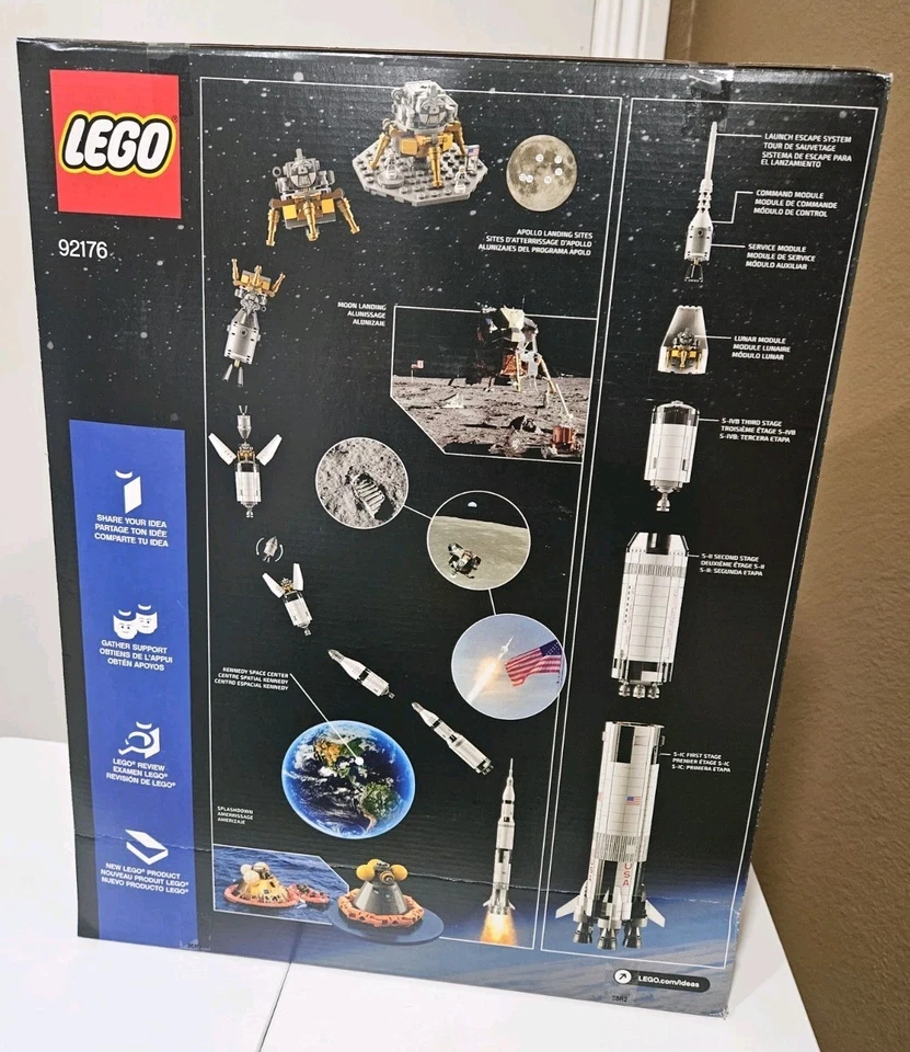 LEGO Ideas 21309 NASA Apollo Saturn V Brand New FAST SHIPPING! - Image 2 of 4