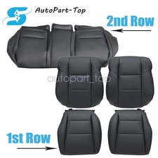 For 2009-2014 Acura TSX Front / Rear Bottom Bench Perforated Leather Seat Cover