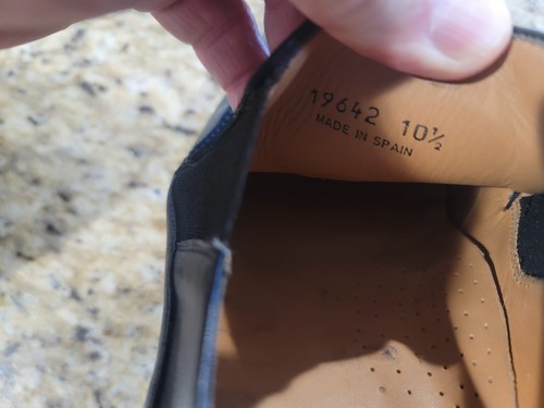 Pertini Hand Crafted Leather Dress Shoes Men's Size 10.5 model 19642 From Spain - Afbeelding 8 van 9