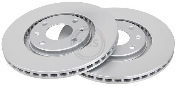 2X Bremsscheibe Vorne Abs 16186 FÜR CitroËN Peugeot-image