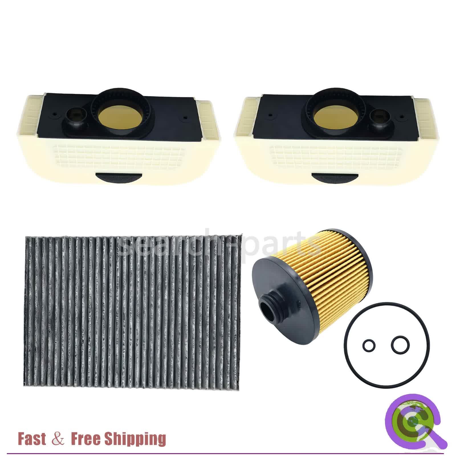 Oil Filter+AC Filter+Air Filter Set For Bentley Bentayga W12 2017-2023