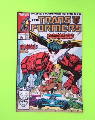 Transformers #37 Vol. 1 1988 Marvel Comics We Combine Ship Comic Book RY74-4