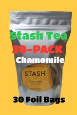 CHAMOMILE TEA 30 Bags Non-GMO Kosher Stash Tea CAFFEINE FREE