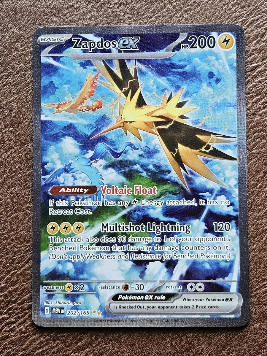 zapdos ex pokemon card Zapdos ex – Japan Pop Mart main image 1