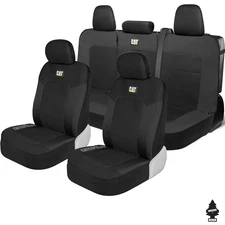 ⭐️⭐️⭐️⭐️⭐️Caterpillar Car Truck Black Mesh Seat Cover Full Set For Toyota