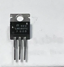 (1) NATIONAL SEMICONDUCTOR LM340T5 TO-220, 5V FIXED POSITIVE VOLTAGE REGULATOR.