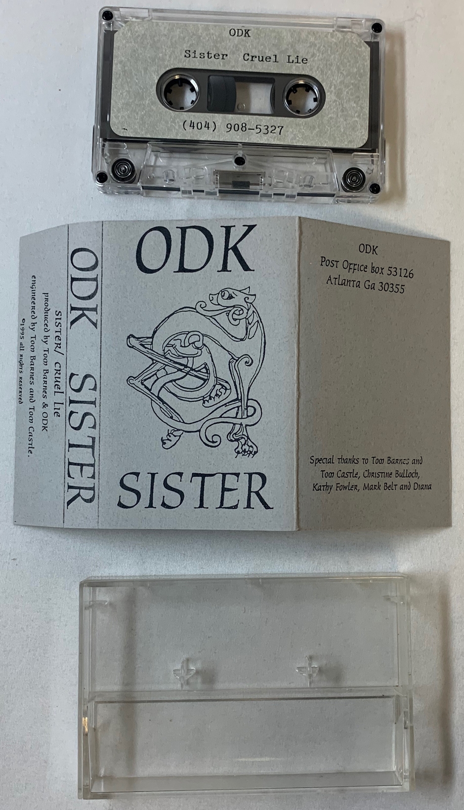 1995 cassette ~ ODK ~ Sister/Cruel Lie