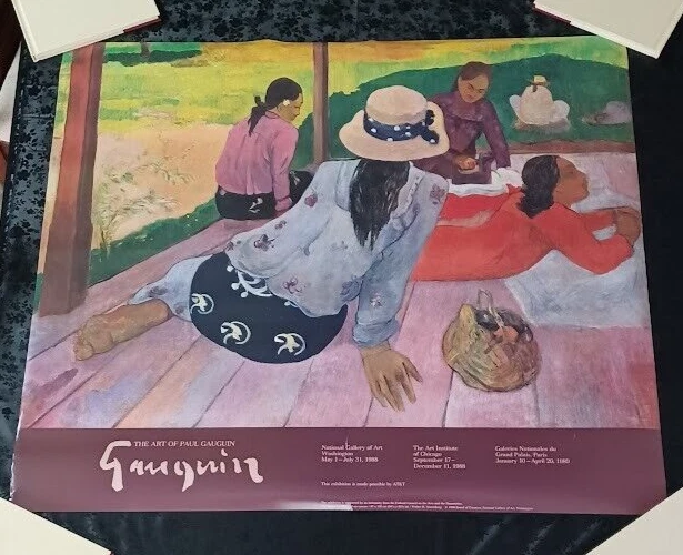 Poster Haute Qualité Gauguin Expo Ryem - 40x60 Cm - Reproduction D'affiche Vintage - Neuf