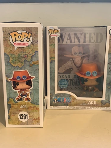 Funko Pop! Small Cover Case: One Piece - Ace - Hot Topic (HT) (Exclusive) #1291