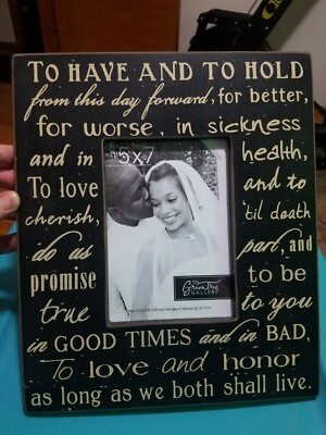 Green Tree Gallery 5''x7'' Wedding Picture Frame