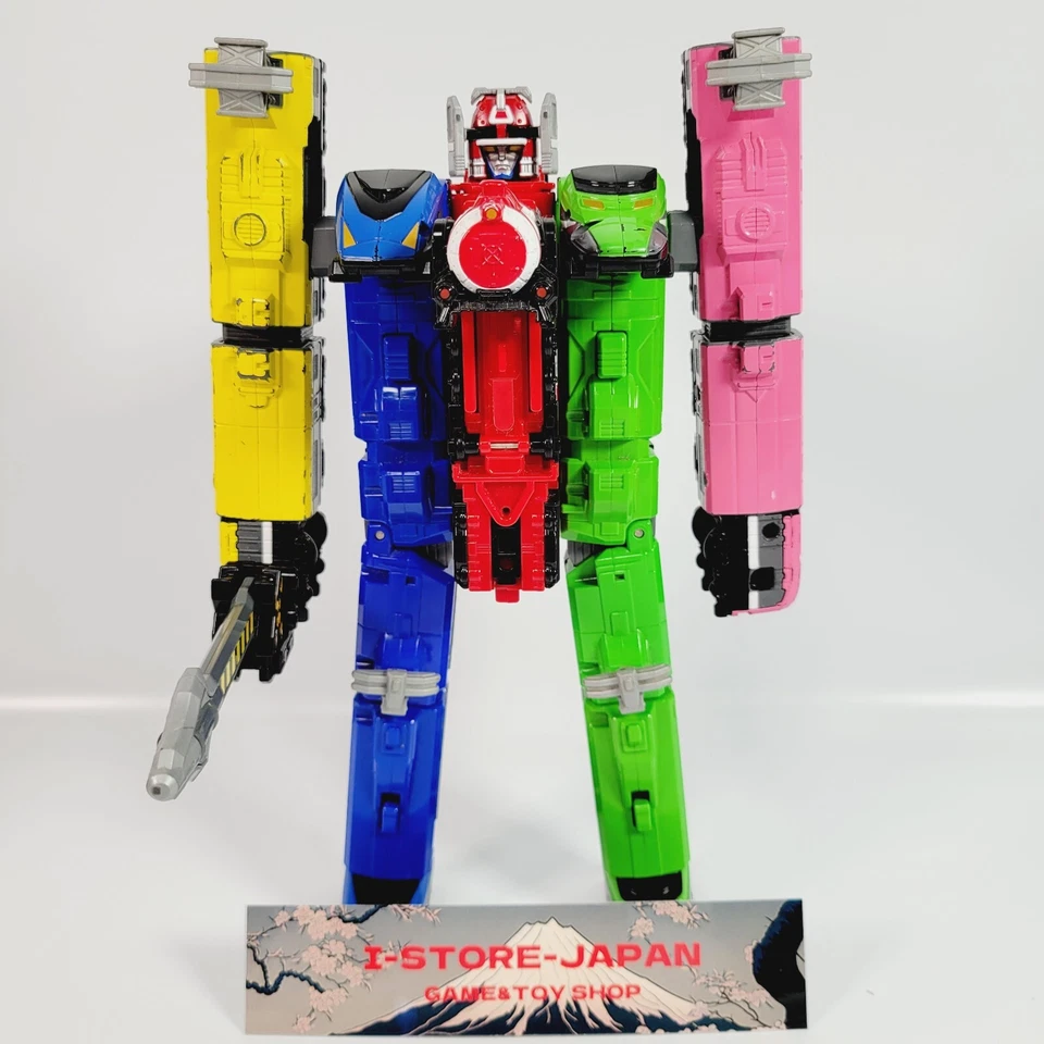 Juego de 5 Power Rangers ToQger Ressha DX ToQ-Oh Diesel-Oh Build Dai-oh Safari Gaoh Foto 2 de 4