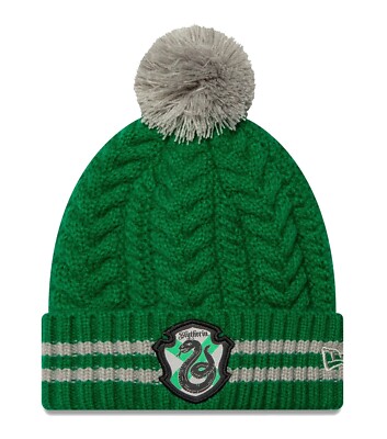 New Era Cap Kinder Harry Potter Slytherin House Bobble Beanie Mütze - Jugend 6-12