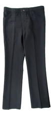 Vintage Wrangler Pants Slacks Black Western Polyester Made In The USA P749-012