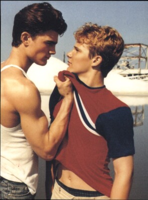 1999 Bruce Weber 2 Male Models Filming The Chop Suey Club Art