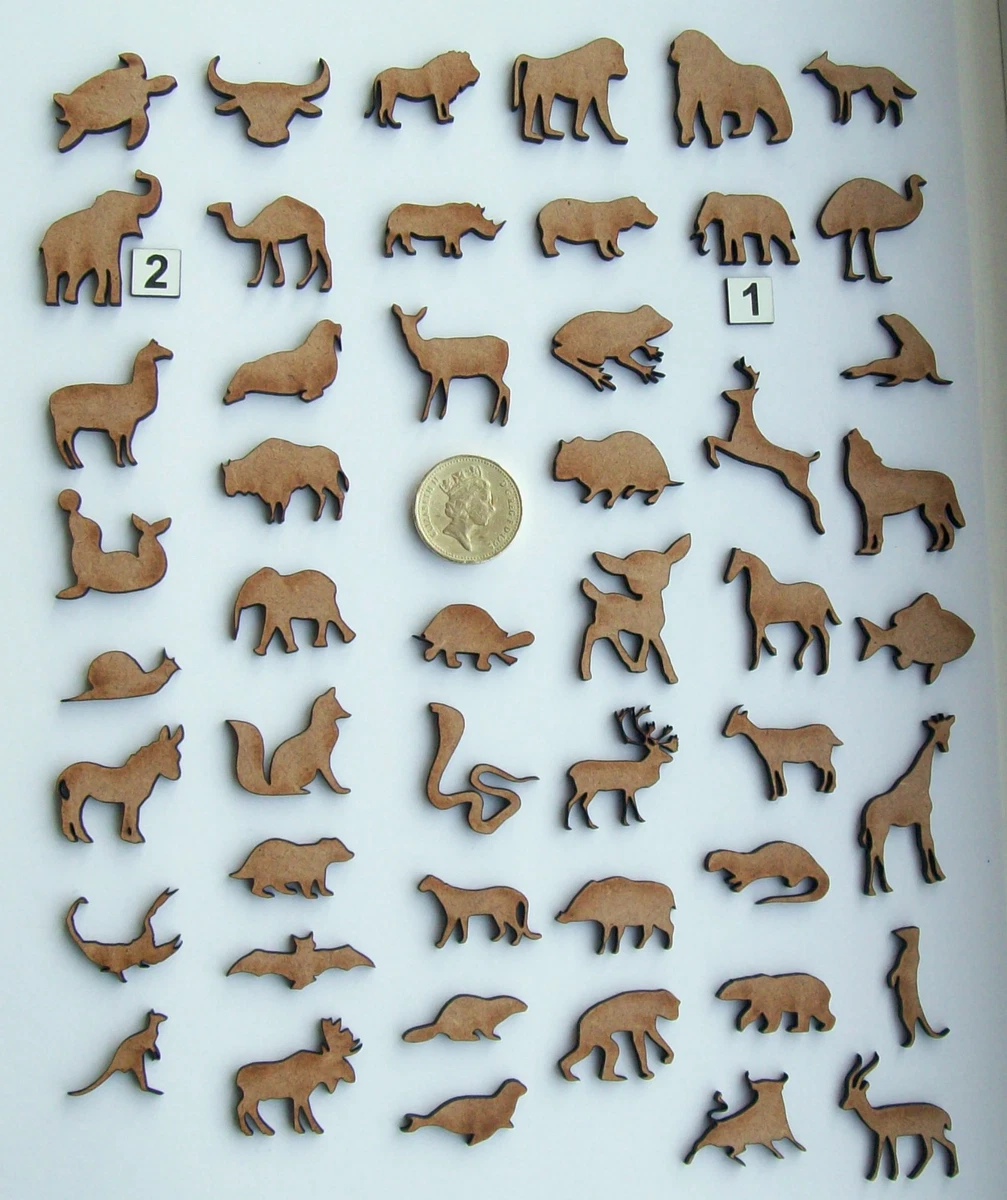 Laser Cut Wooden Craft Shapes, Laser Cut Wood Shapes Animals