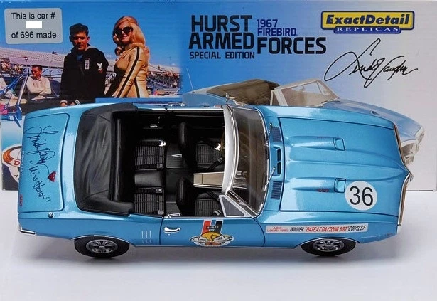 Классическая металлическая модель гоночного автомобиля Pointiac Firebird на заказ Hot Rod 1967 - Изображение 2 из 4