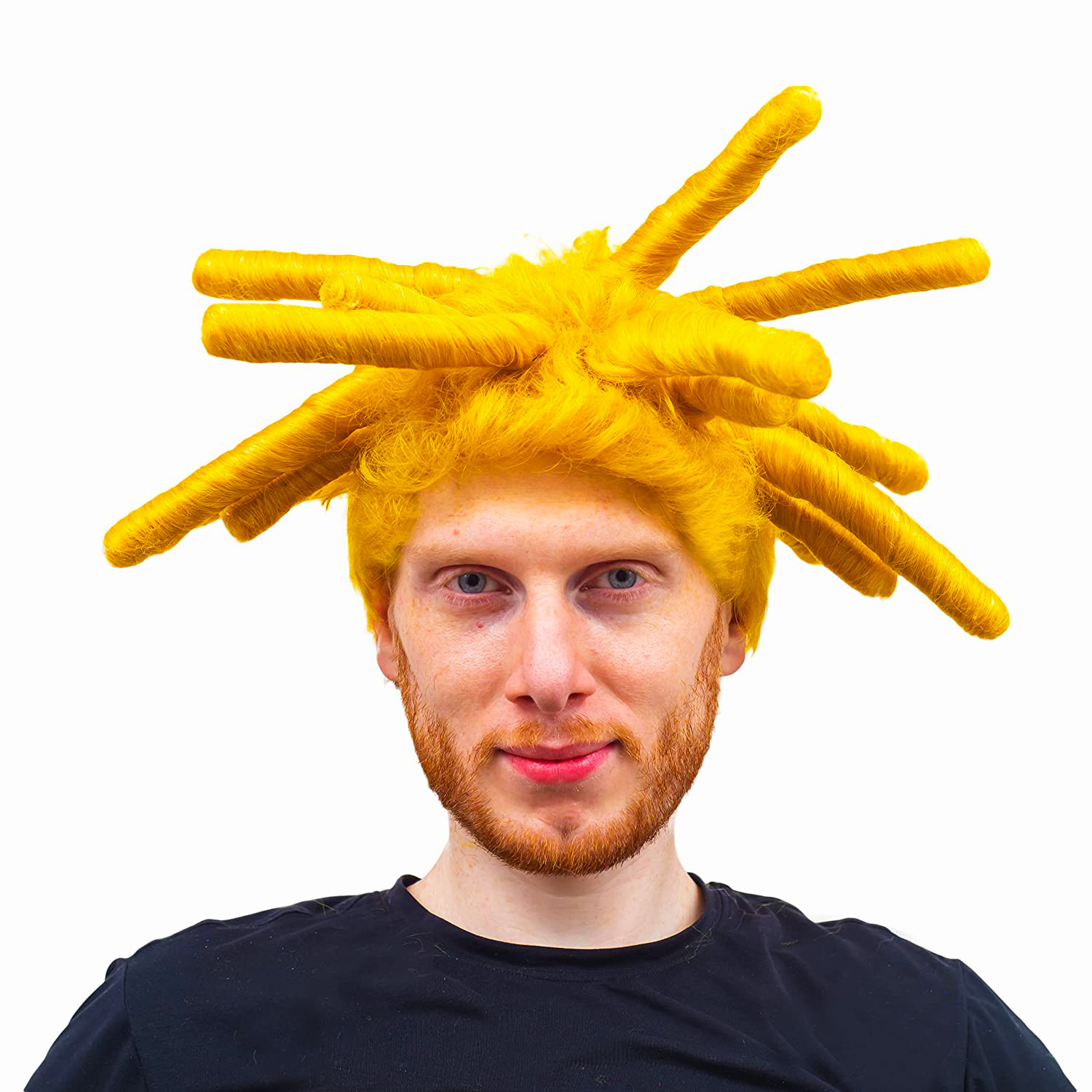 Island Boy Halloween Cosplay Disfraz Peluca Accesorio para Adultos y Ropa para Eventos