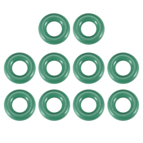Fluorine Rubber O Rings, 14mm OD, 7.8mm ID, 3.1mm Width, Seal Gasket Green 10Pcs - Afbeelding 1 van 5