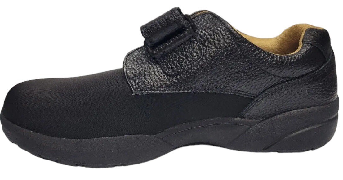 Dr. Comfort STK#:6410 ‘Brian’ Black Stretch Diabetic Shoes Men’s Size 9 1/2 M Dr. Comfort Men main image 3