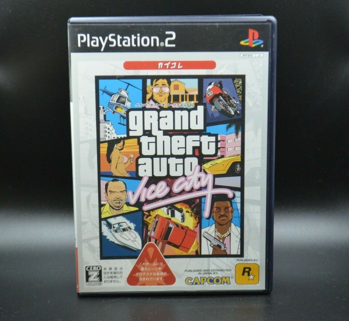 SONY PS2 Japan Grand Theft Auto Vice City PlayStation 2 NTSC-J