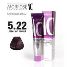 MORFOSE 10 HAIR COLOR CREAM 5.22 LIGHT BROWN DEEP VIOLET 3.38OZ M1035OZ522