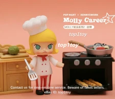 POP MART KENNYSWORK Molly Career Art Cook Red Mini Figure
